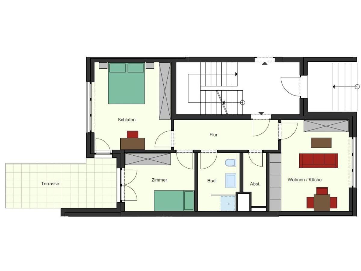 Ferienwohnung Buesumperle Rot Εξωτερικό φωτογραφία